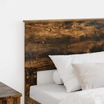 vidaXL Tête de lit Chêne fumé 100 cm Bois d'ingénierie