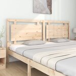 vidaXL Tête de lit 205 5x4x100 cm Bois massif de pin