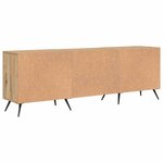 vidaXL Meuble TV chêne artisanal 150 x 30 x 50 cm Bois d'ingénierie