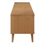 vidaXL Meuble TV MOLDE Marron 158x40x49 cm Bois de pin massif