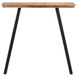 vidaXL Table de bar 110x55x105 cm bois de teck solide