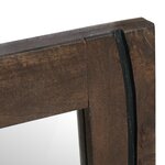 vidaXL Miroir salle de bain 50x70x3 cm en bois massif de mangue