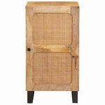 vidaXL Buffet avec porte Marron 40 x 33 x 75 cm Bois de mangue massif