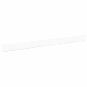 vidaXL Bande de auvent Blanc 3.3 x 0.2 m Toile