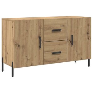 vidaXL Buffet chêne artisanal 100x36x60 cm bois d'ingénierie