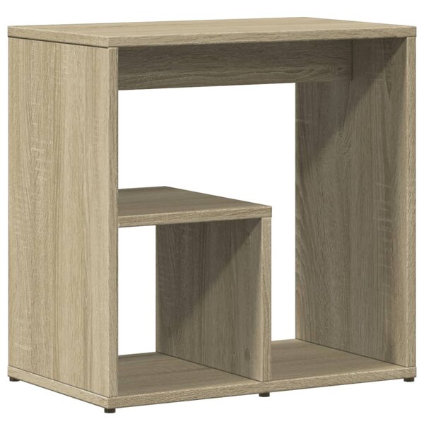 vidaXL Table d'appoint Chêne sonoma 50x30x50 cm Bois d'ingénierie