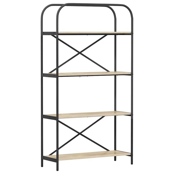 vidaXL Étagère Chêne Sonoma 80 x 30 x 146 cm Bois d'ingénierie