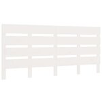 vidaXL Cadre de lit Blanc 180x200 cm Bois de pin massif Super King