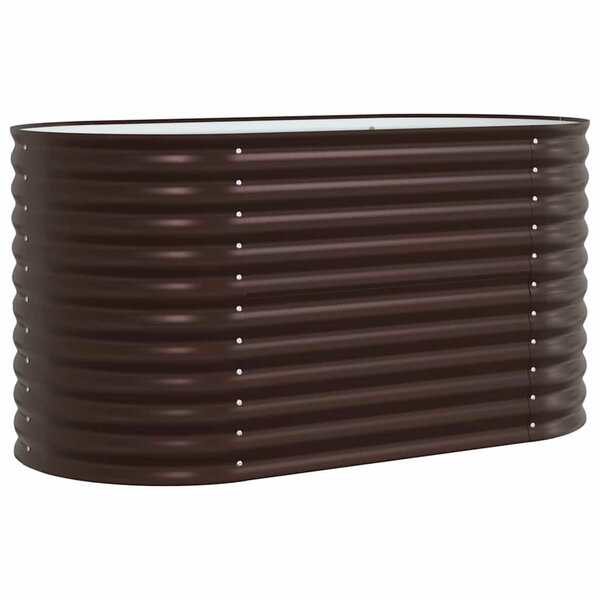 vidaXL Jardinière surélevée Marron 160 x 80 x 81 cm Acier