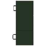 vidaXL Canapé-lit pliable 90 x 67 x 45 cm Vert foncé