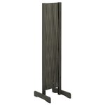 vidaXL Clôture en treillis de jardin Gris 180x100 cm Bois de sapin
