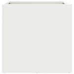 vidaXL Jardinière blanc 42x40x39 cm acier