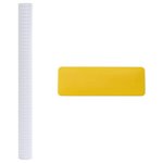 vidaXL Films pour fenêtre dépoli design à rayures PVC