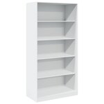 vidaXL Garde-robe Blanc 100x50x200 cm Bois d'ingénierie