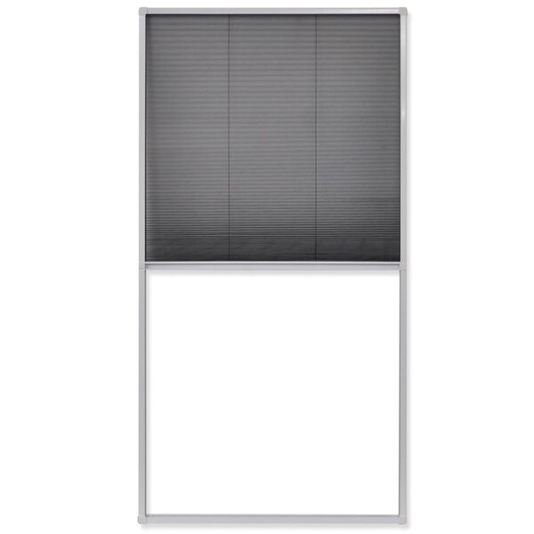 vidaXL Moustiquaire plissée pour fenêtre 80 x 160 cm