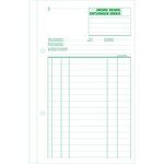 Carnet D'ordres 21x13 5cm 50 Feuillets Double Autocopiant Billingue - Blanc - X 10 - Exacompta