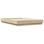 vidaXL Cadre de lit sans matelas chêne sonoma 120x200 cm