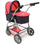 Bayer Chic 2000 637-11 - La poussette pour poupées combinée 3 en 1 EMOTION "ALL IN" - Corail à pois
