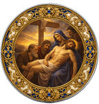 Pièce de monnaie en Argent 1 Dollar g 31.1 (1 oz) Millésime 2026 Seven Sorrows of Mary DESPOSITION FROM THE CROSS (PRÉCOMMANDE)