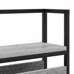 vidaXL Tête de lit de rangement Sonoma gris 160 cm Bois d'ingénierie