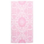 vidaXL Tapis d'extérieur ARAKIL rose 120x180 cm PP