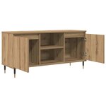 vidaXL Meuble TV Chêne artisanal 104 x 35 x 50 cm Bois d'ingénierie