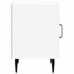 vidaXL Cabinet de chevet Blanc brillant 43 x 34 5 x 50 cm