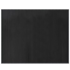 vidaXL Tapis rectangulaire gris 80x100 cm bambou
