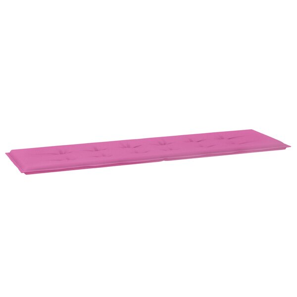 vidaXL Coussin de Banc de Jardin Rose 180x50x4 cm Tissu Oxford