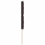 vidaXL Tête de lit LED avec bandes LED Marron foncé 100 cm tissu