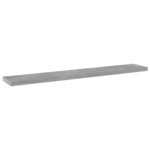 vidaXL Panneaux de bibliothèque 4 Pièces gris béton bois d’ingénierie