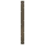 vidaXL Table à manger marron clair bois de chêne massif rectangulaire