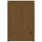 vidaXL Boîte à linge Marron miel 88 5x44x66 cm Bois massif de pin