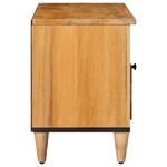 vidaXL Meuble TV Naturel 100 x 33 x 46 cm Bois de mangue massif