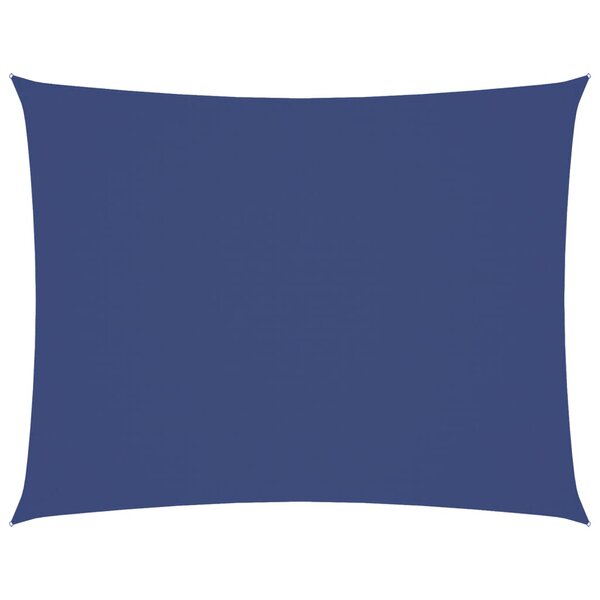 vidaXL Voile de parasol tissu oxford rectangulaire 6x8 m bleu