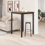 vidaXL Table de salle à manger / Table de repas Bois d'ingénierie