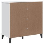 vidaXL Buffet VIKEN blanc 80x40x80 cm bois d'ingénierie