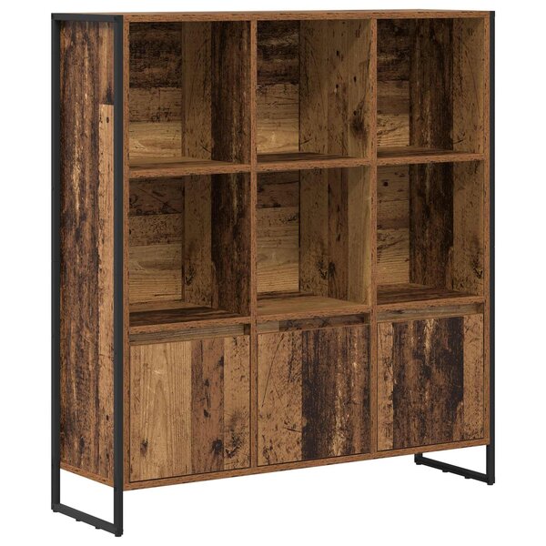 vidaXL Bibliothèque 2 Pièces Bois Ancien 99 5 x 30 x 108 cm
