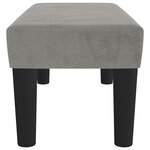 Banc banquette 70 x 30 x 30 cm velours gris clair 02_0010654