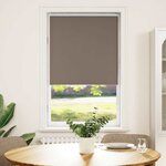 vidaXL Store enrouleur occultant café 80x175cm largeur du tissu 75 7cm