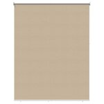 vidaXL Store roulant extérieur protection UV Beige Polyester