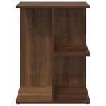 vidaXL Table de chevet chêne marron 46 5x29x61 cm bois d'ingénierie
