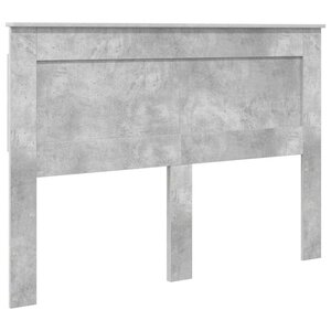vidaXL Tête de lit Gris béton 160 cm Bois d'ingénierie