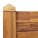 vidaXL Lit surélevé de jardin 110x60x84 cm Bois massif d'acacia