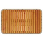 vidaXL Ensemble de salle à manger pour jardin Beige polyrotin