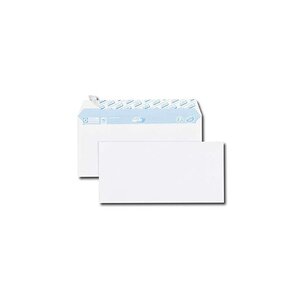 Lot de 50 enveloppes autoadhésives blanches GPV - 80G format DL (110x220 mm)