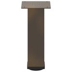 vidaXL Pieds de table basse 4 pièces Acier naturel 42-44 cm Acier