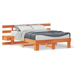 vidaXL Cadre de lit avec tiroir Marron Standard UK Petit Double 4ft