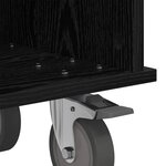 vidaXL Meuble TV Chêne noir 68 5 x 35 x 35 cm Bois d'ingénierie