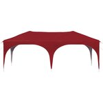 vidaXL Tente de fête pop-up 575 x 288 x 245 cm Bordeaux Tissu Oxford